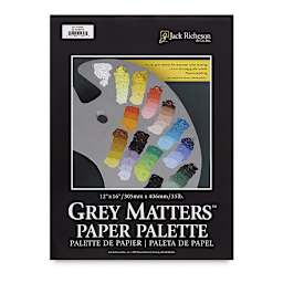 Richeson Gray Matters Paper Palette - 12" x 16", Gray, 50 Sheets