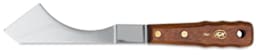 RGM Large Painting Spatula - 6 1/2" long Triangular Edge Scraper shown horizontally