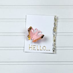 iCraft Deco Foil - finished butterfly decal example