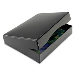 Itoya ProFolio Archive-All Storage Box - Angled view of box slightly open