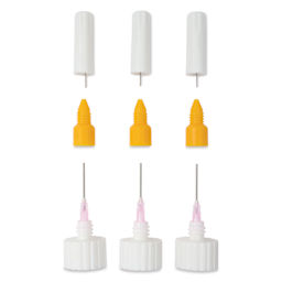 Fineline Tips and Caps - Standard Tip, 18 Gauge, Pkg of 3, tips exposed
