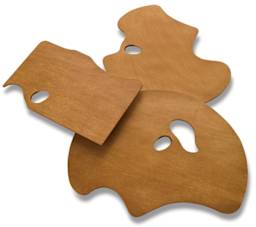 New Wave Wooden Palettes - Assorted Palette styles shown