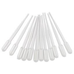 Sargent Art Paint Pipettes - Package of 12 Pipettes shown in fan

