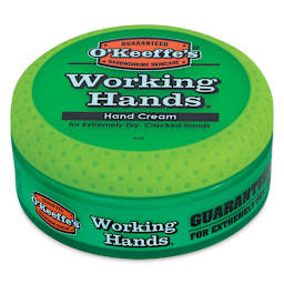O'Keeffe's Working Hands Hand Cream - Angled view of closed Jar
