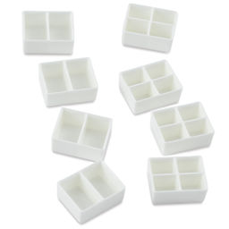 Portable Painter Watercolor Palette Pans - Micro, Set of 8 laid out