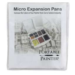 Portable Painter Watercolor Palette Pans - Micro, Set of 8 front of packaging