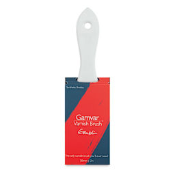 Gamblin Gamvar Synthetic Varnish Brush - 50 mm (Shown in packaging)
