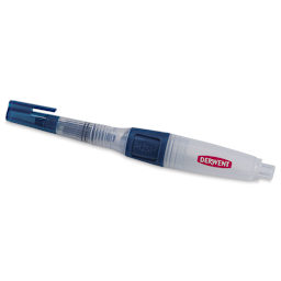Derwent Push Button Waterbrush - Round, Medium, Short Handle (with cap on)