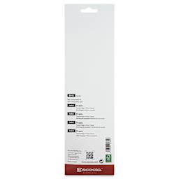Escoda Prado Tame Synthetic Brushes - Series 8913 Set of 4, Short Handle, back of the packaging