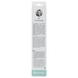 Escoda Signature Ali Cavanaugh Synthetic Brushes - Assorted, Set of 6, back of the packaging