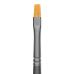 Vallejo Synthetic Golden Toray Hobby Brush - Effects Flat, Size 6, close up