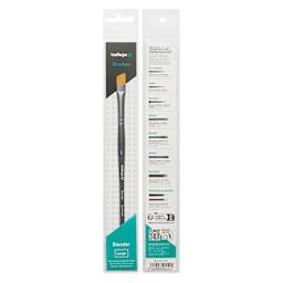 Vallejo Synthetic Golden Toray Hobby Brush - Blender, Large, front and back of packaging