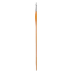 Utrecht Series 300 White Taklon Brush - Bright, Size 1, Long Handle