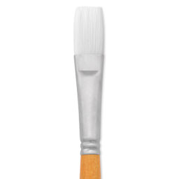 Utrecht Series 300 White Taklon Brush - Flat, Size 10