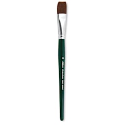 Silver Brush Ruby Satin Synthetic Brush - Bright, Size 20, Short Handle