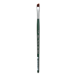 Silver Brush Ruby Satin Synthetic Brush - Angular, Size 1/4", Short Handle