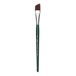 Silver Brush Ruby Satin Synthetic Brush - Angular, Size 5/8", Short Handle