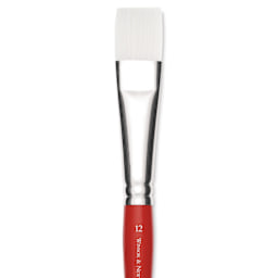 Winsor and Newton University Brush - Flat, Size 12, Short Handle