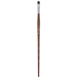 Raphaël Textura Brush - D-Brush, Size 4, Long Handle full length