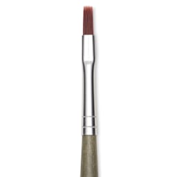 Da Vinci Forte Synthetic Brush - Bright, Short Handle, Size 2, close-up