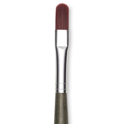 Da Vinci Forte Synthetic Brush - Filbert, Short Handle, Size 8, close-up