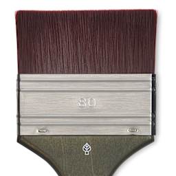 Da Vinci Forte Synthetic Brush - Mottler, Short Handle, Size 80, close-up