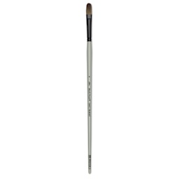 Silver Brush Black Pearl Synthetic Brush - Series 6403, Filbert, Size 6, Long Handle