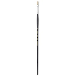 Utrecht Natural Chungking Pure Bristle Brush - Flat, Size 2, Long Handle