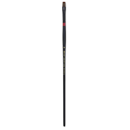 Utrecht Manglon Synthetic Brush - Bright, Size 8, Long Handle