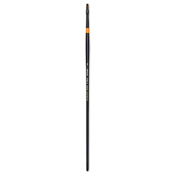 Utrecht Manglon Synthetic Brush - Flat, Size 4, Long Handle