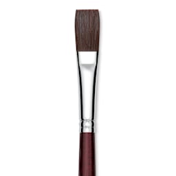 Utrecht Tuscan Synthetic Flat - Size 8, Long Handle