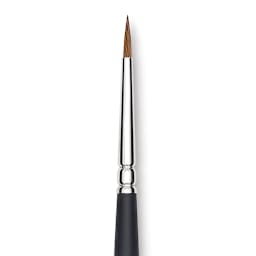 Blick Masterstroke Finest Red Sable Brush - Round, Size 2, Long Handle close-up