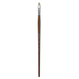 Escoda Futura Synthetic Bristle Brush - Series 5410, Short Filbert, Size 10, Long Handle
