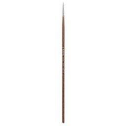 Escoda Futura Synthetic Bristle Brush - Series 5424, Flat, Size 0, Long Handle