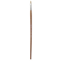 Escoda Futura Synthetic Bristle Brush - Series 5424, Flat, Size 6, Long Handle