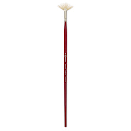 Escoda Marfil Synthetic Bristle Brushes - Series 4433 Fan, Size 2, Long Handle