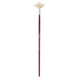 Escoda Marfil Synthetic Bristle Brushes - Series 4433 Fan, Size 4, Long Handle