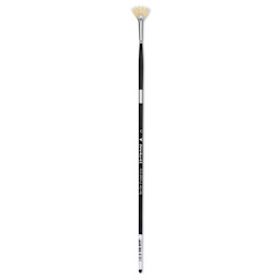Trekell Hog Bristle Brush - Fan, Long Handle, Size 0
