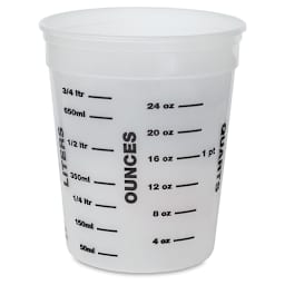 Plastic Tub - Back of 1 Quart Tub shown