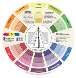 Watercolor Wheel - Other side shown