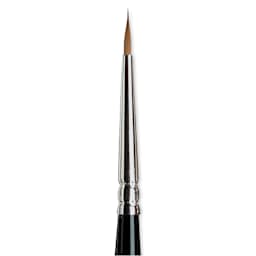 Winsor & Newton Series 7 Kolinsky Sable Brush - Pointed Round, Size 0 close-up