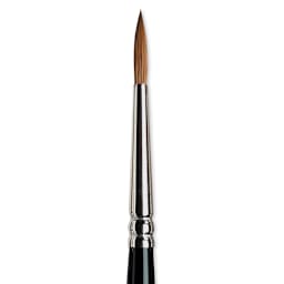 Winsor & Newton Series 7 Kolinsky Sable Brush - Pointed Round, Size 3 close-up