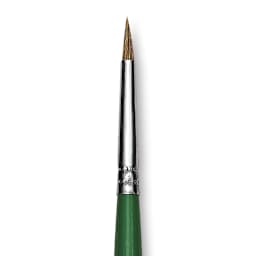 Blick Economy Ox/Pony Hair Brush - Round, Long Handle, Size 0 close-up