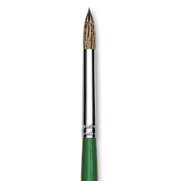 Blick Economy Ox/Pony Hair Brush - Round, Long Handle, Size 8 close up
