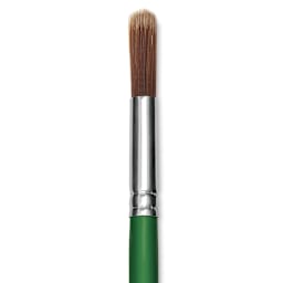 Blick Economy Golden Nylon Brush - Round, Long Handle, Size 16