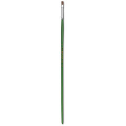 Blick Economy Sable Brush - Flat, Long Handle, Size 2