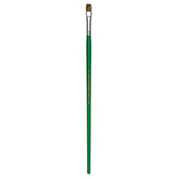 Blick Economy Sable Brush - Flat, Long Handle, Size 10