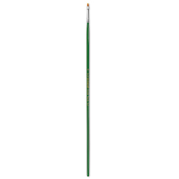 Blick Economy Golden Taklon Brush - Flat, Long Handle, Size 0
