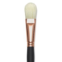 Blick Masterstroke Interlocking Bristle Brush - Filbert, Long Handle, Size 12