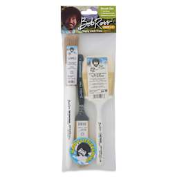Bob Ross Happy Little Trees Brushes - Set of 3 front of package